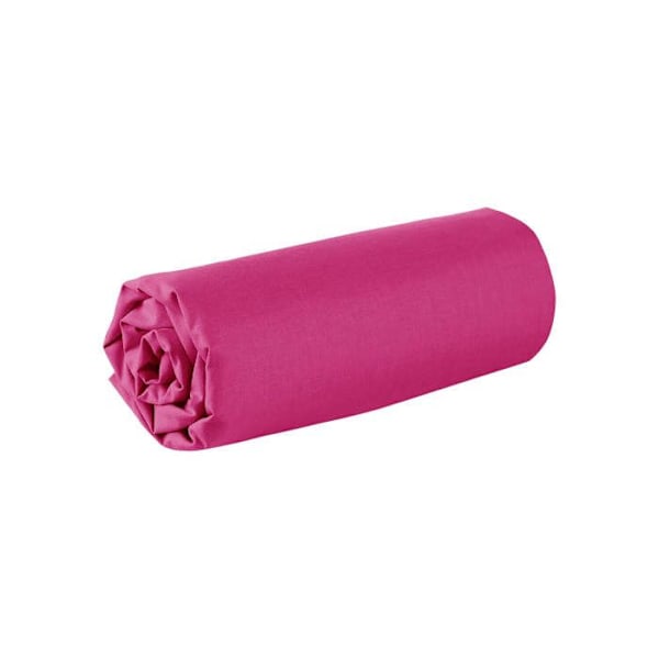 Lagenbetræk - 180 x 200 cm - 100% bomuld - 57 tråde - Frankrig - Fuchsia Fuchsia