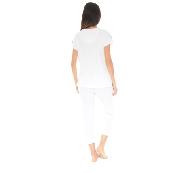 Pyjama Lång Vit Yolita Pyjama Lång 5958 Vit 40