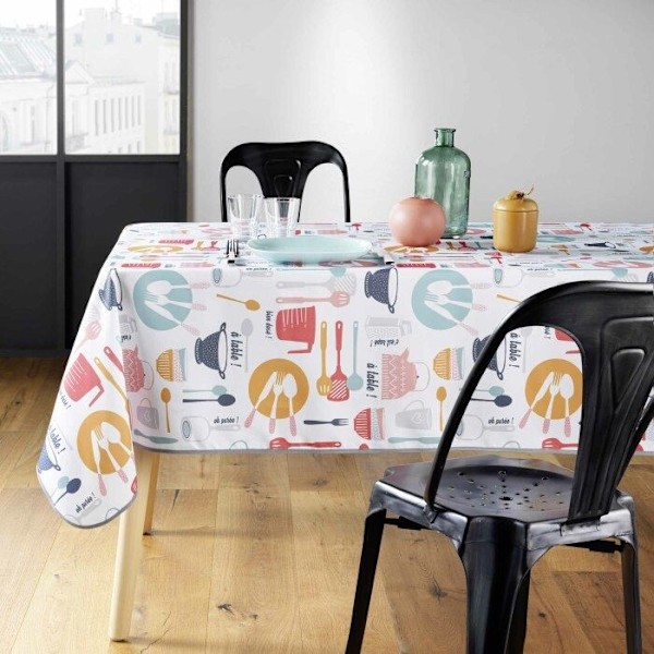 Nappe antitache rektangulær 150x240 cm - Køkkenredskaber - Multifarvet Flerfärgad