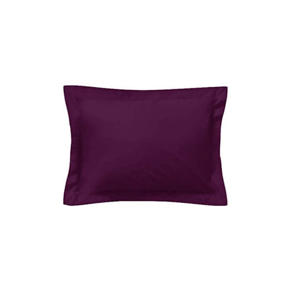 Rektangulær pudebetræk - 50 x 75 cm - 100% bomuld - Frankrig - Blomme Plommon