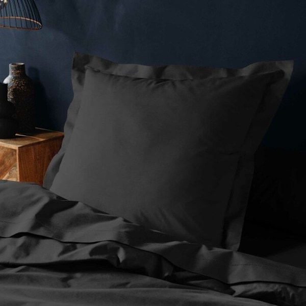 Örngott - INRE MJUKHET - Lina - 63x63cm - 100% Bomull - Svart - Oeko-Tex Standard 100 Svart