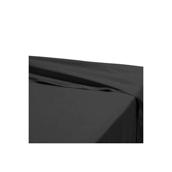 Lakana - 240 x 310 cm - 100% Puuvilla - 57 lankaa - Ranska - Musta Svart