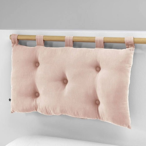 Hovedgærde 5 knapper med gennemgange Gaze af bomuld 50 x 80 cm - Rosa Rosa