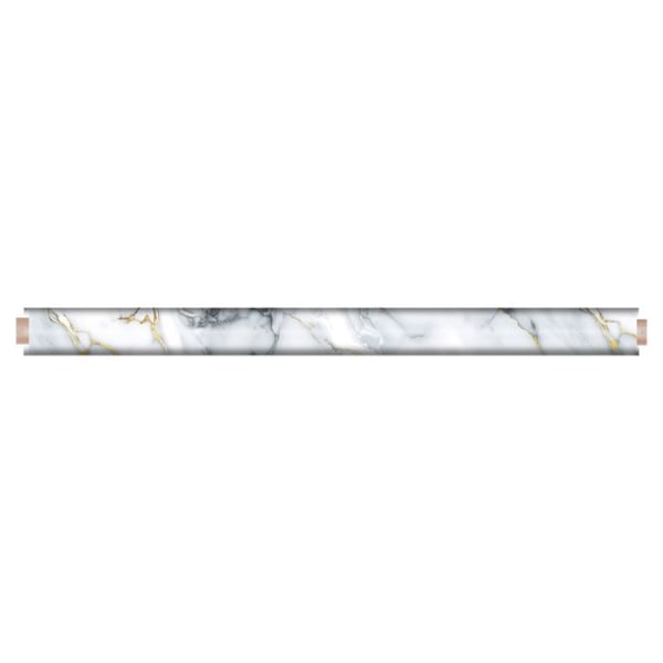 Waxduk på metern - Bredd 140 cm - Metalliserad marmor - Grå Grå och metallisk guld