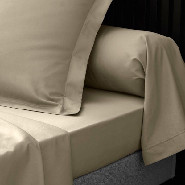 Tyynynpäällinen - Percale - 50x70 cm - 100% puuvilla - Beigefin - Konepestävä 30° Sand