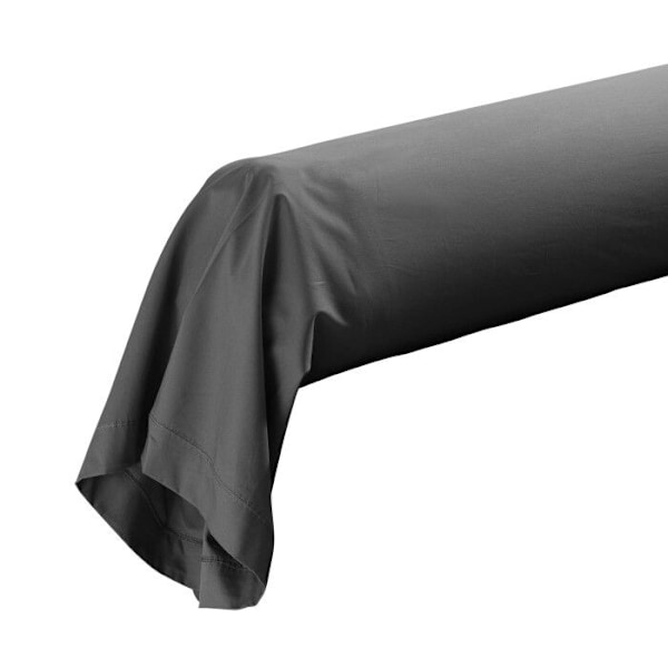 Pudebetræk - Percale - Antracit - 100% bomuld - 85x185 cm - Sanforiseret behandling Stål