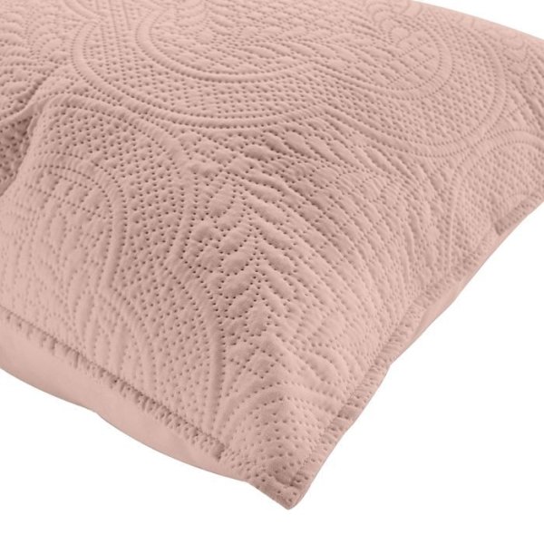Kuddfodral Matelassé "Romane" 220x240cm Rosa Rosa