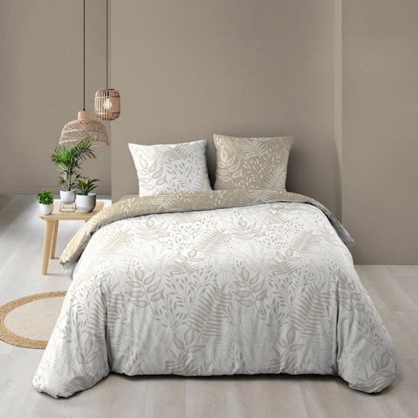 Sängkläder Cassia 260x240 - Beige - Douceur D'intérieur Beige