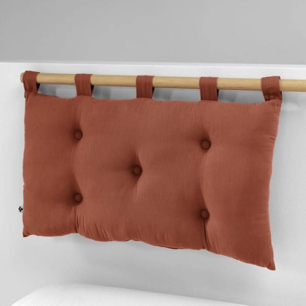 Hovedgærde 5 knapper med stropper, gaze af bomuld 50 x 80 cm - Orange Orange