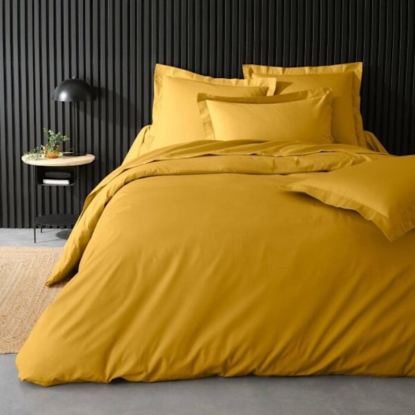 Sengepudebetræk - INDERLIGHED - 85x185 cm - 100% bomuld - Gul - Sanforiseret Gul