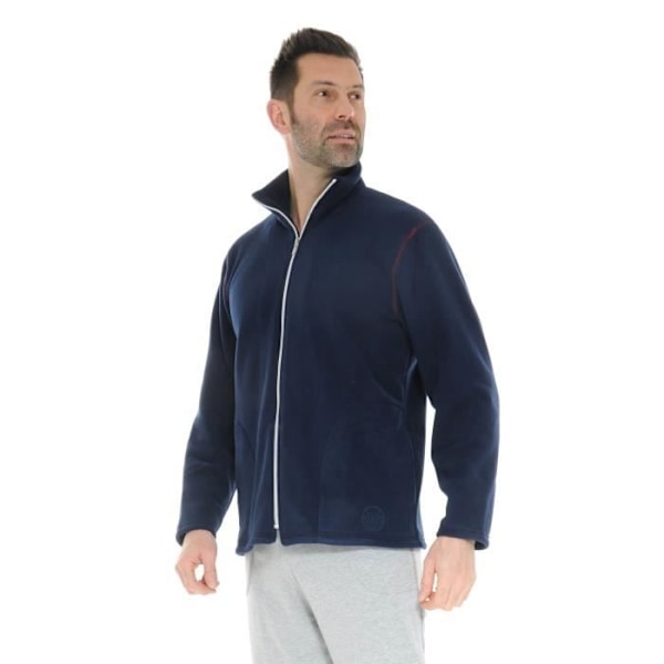 Inomhusjacka - Christian Cane - Baikal - Dragkedjefodral - Fleece-material - Marin färg Blå jag
