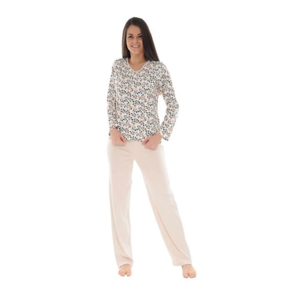 Pyjama Pitkä Ecru Cidonie Pyjama Pitkä 7566 Ecru 38