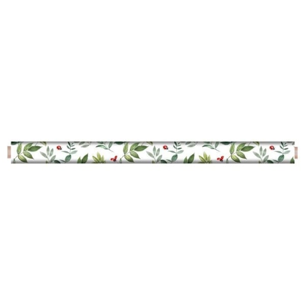 Vaxduk på metervara - Bredd 140 cm - Blommor och Nyckelpigor - Grön