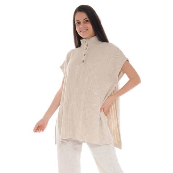"Kap - Taly - 5057 - Beige - Dame - Garnet strikket twistet" Beige S