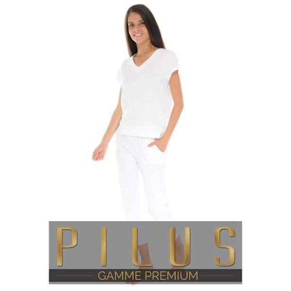 Pyjama Lång Vit Yolita Pyjama Lång 5958 Vit 40