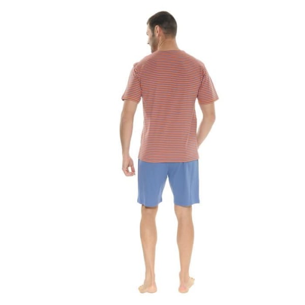 Pyjamahof Orange Nicola Pyjamahof Col Tunisien 3641 Orange jag