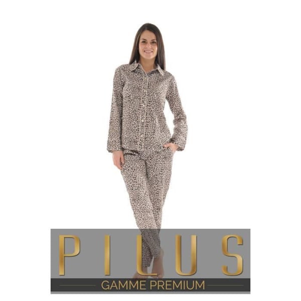 Pyjamas i brunt Agathe Pyjamas 7073 kastanj 42