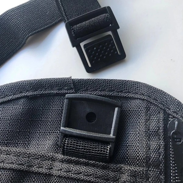 2-pak - Taljetaske med tyverisikring / Rejsetaske med opbevaring sort sort black 40