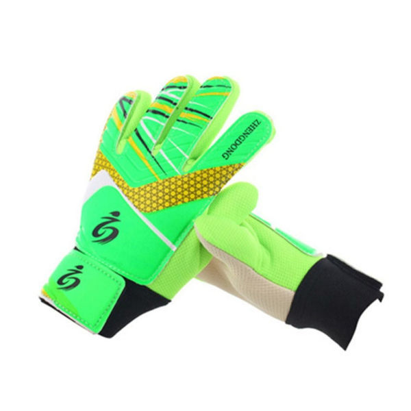 Goalkeeper gloves for children Football gloves GREEN SIZE 6 green size 6 green