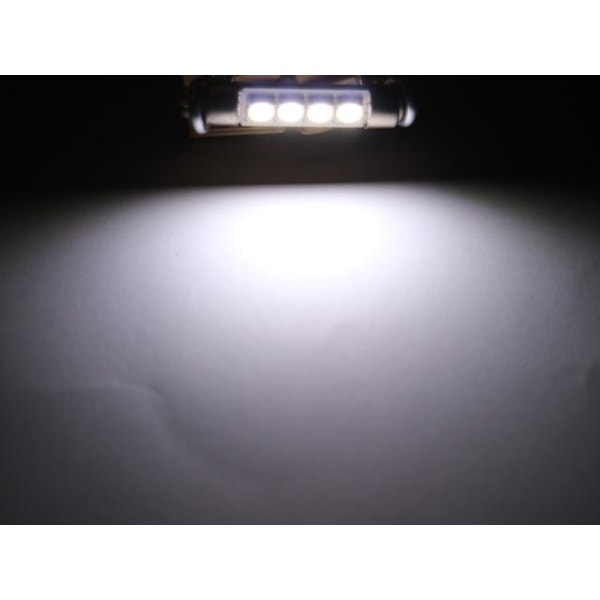 C5W Canbus 41mm hvide 6000k LED projektører SV8.5 42mm Hvid Hvid White 41mm Vita 6000k 2-pack