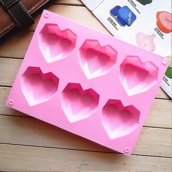 1 stk silikoneform chokolade slik 3d