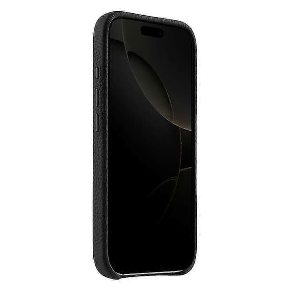 Ægte Læder Magnetisk Etui til 16 Pro Max med PC Bagcover