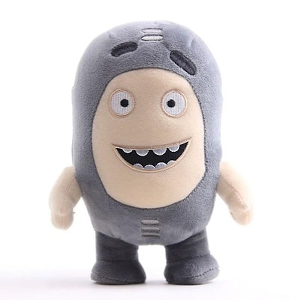 24cm Cartoon Oddbods Anime Pehmolelu Aarre Sotilaat Monster Pehmeä Pehmolelu Fuse Bubbles Zeke Jeff Nuket Lapsille Lahja-Perfet Harmaa Gray 18m