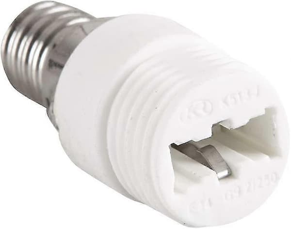 2-pak E14 til G9 keramisk fatningsadapter til LED, halogen, CFL-pærer