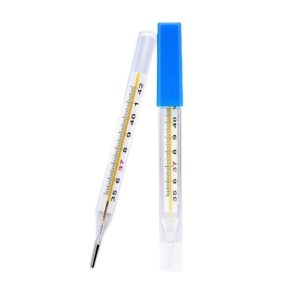 Termometer til Voksne Glas Mundtermometer til Feber 35-42c [LGL]