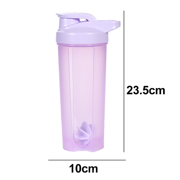 Shaker-pullo motivaatiolauseella, proteiinishakeri