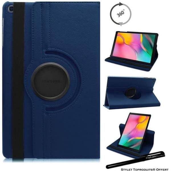Etui - Toproduits® - Galaxy Tab S6 Lite 10.4\" - 360° Roterende Stativ - Slitesterkt Etui - Elastisk
