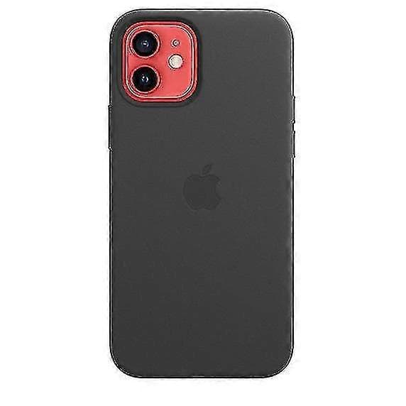 Läderfodral för iPhone 12 Mini Läderfodral med Magsafe Black