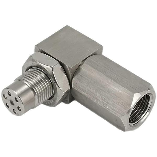 Eksos Katalysator Bakre Oksygensensor Avstandsstykke 90 Grader Mini Katalysator Lambda O2 Adapter CEL Fix M18x1.5