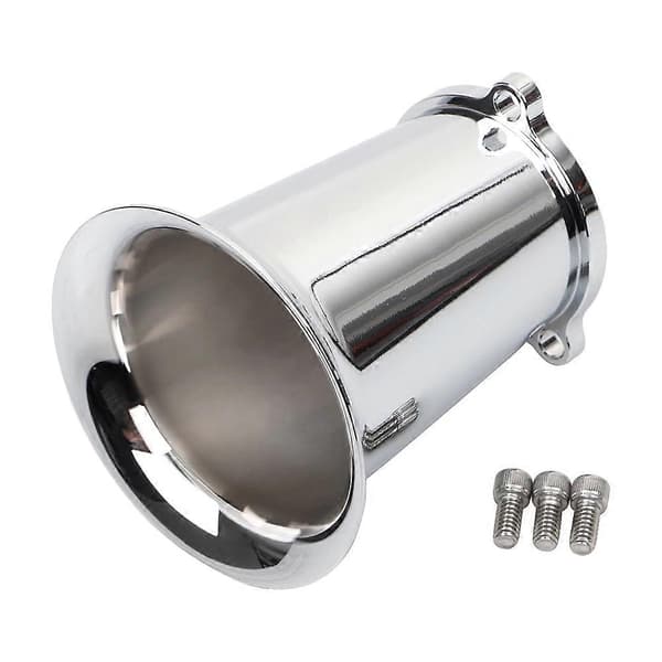 Velocity Stack CV forgasser luftinntaksrenser for Harley Touring Softail Chrome-plated silver