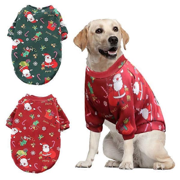 Hund Julkläder Varm Kostym