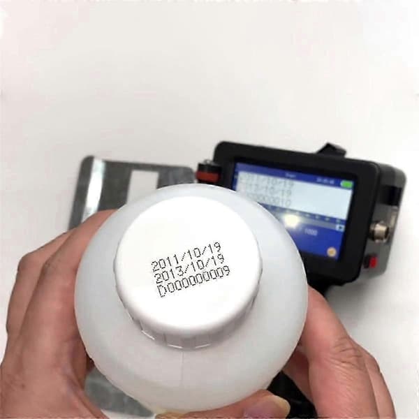 Håndholdt Inkjetprinter til QR-koder - Bærbar Dato-/Batchnummerprinter til Metal/Træ/Glas (USB)