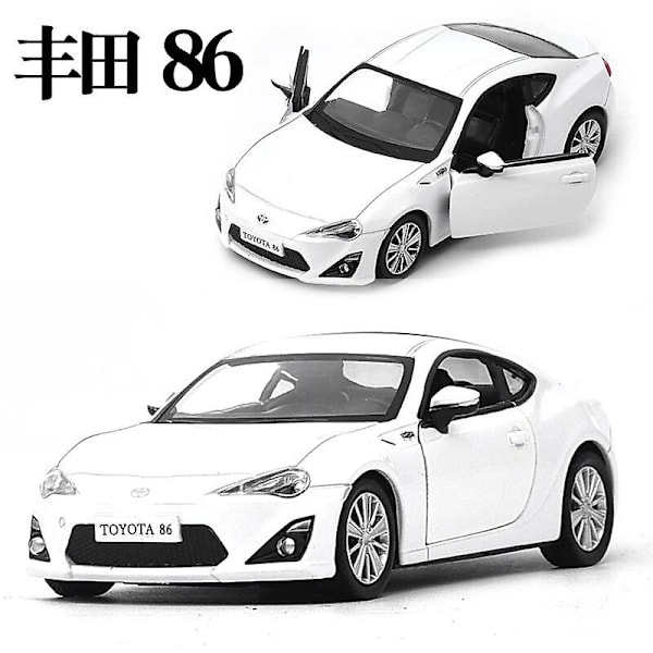 1:36 Toyota Gt86 Skala Legering Bilmodel Metal Diecast Gaver Legetøj Børn Samling Legetøj Ornamenter Display F45 Red With box