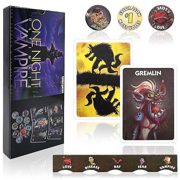 2023 Brætspil One Night Ultimate Werewolf Daybreak Vampire Alien Super Vallian Bonus Roller Party Hjemmespil Kort