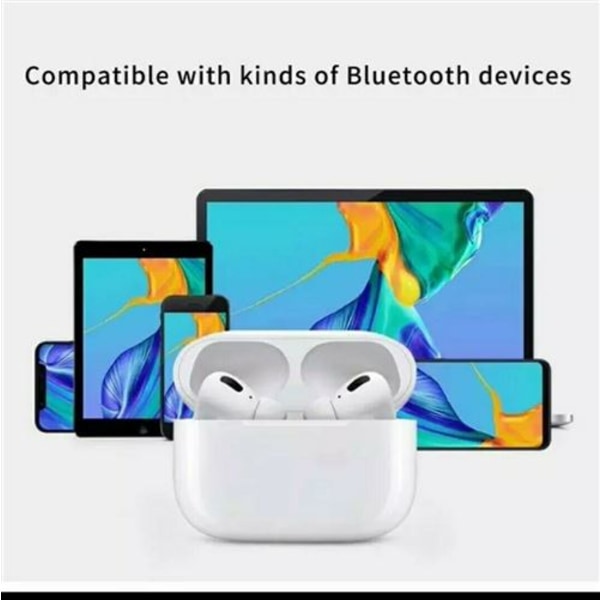 Trådløse Bluetooth-hodetelefoner Trådløse øretelefoner Hi-Fi Stereo Berøringskontroll Innebygd HD-mikrofon Klar samtalehodetelefoner for iPhone Android Samsung