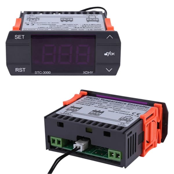STC-3000 220V Touch Digital Temperaturregulator Termostat Med Sensor (30A)