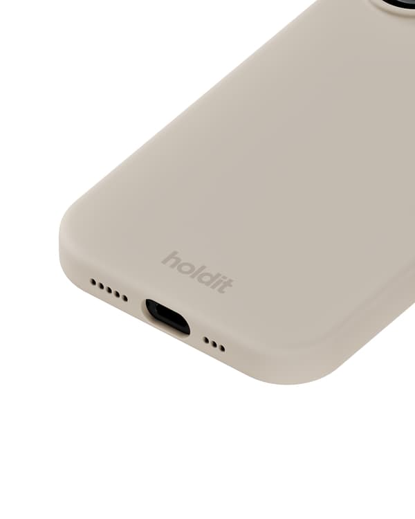 held iPhone 17 mobildeksel silikon lys Beige Silikon