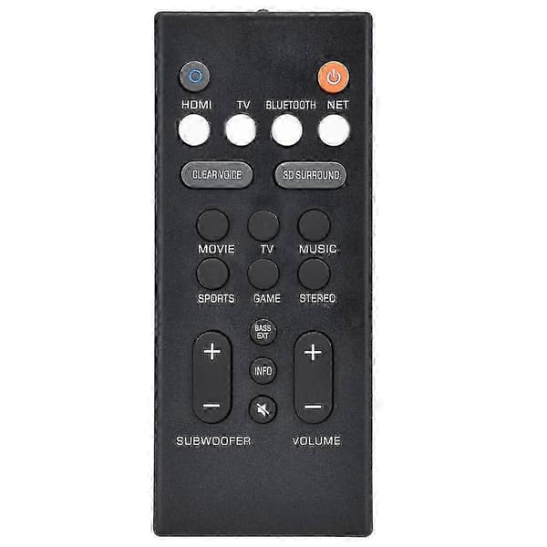 Erstatningsfjernkontroll for Yamaha lydplanke ATS-2090