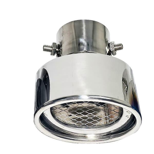 Til flere modeller Biludstødning Lyddæmper Rustfrit Stål Udstødningsrør N2B3 Silvery 1pcs