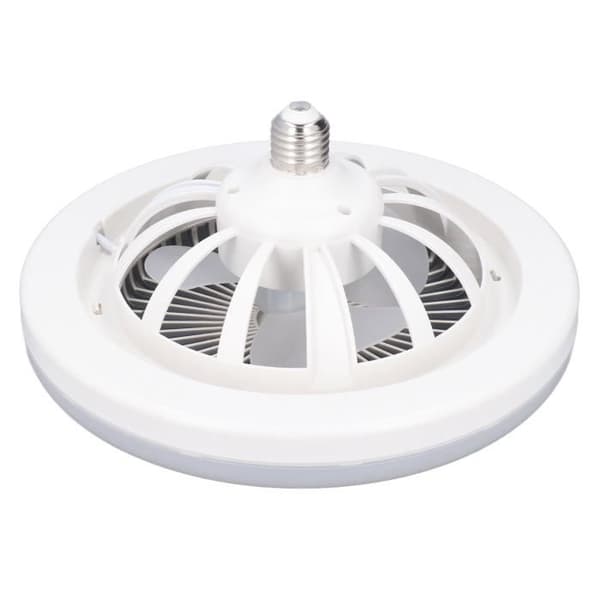 SALALIS - Loftventilatorlampe, Lille E27 30W Justerbar LED Loftventilatorlampe