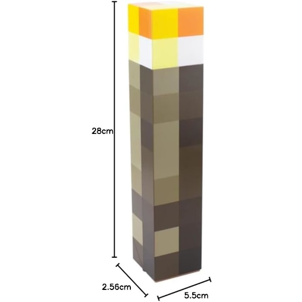 Fakkellys 2 lysmoduser 2 bruksmoduser Batteridrevet