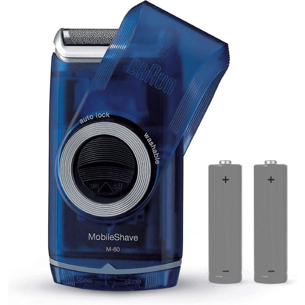 Braun M60 MobileShave batteridrevet shaver med fleksibel Smartfoil til mænd