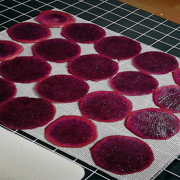 Dehydratorark for matdehydrator, 10 stk 29x37cm, Silikonark, Fruktdehydratormatter, Silic (LGL)