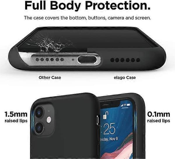 Mobilskal kompatibelt med iPhone 11 Black