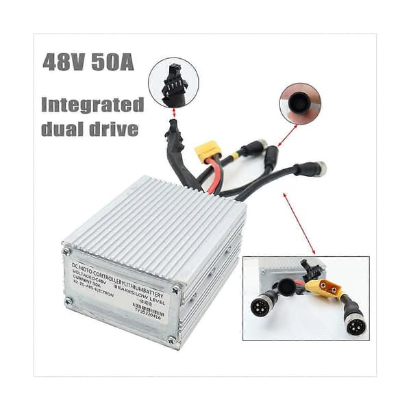 48V 50A Dobbel Driverkontroller for G-Booster