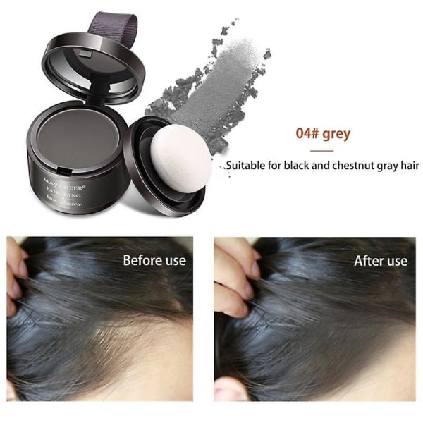 Maycheer Hairline Shadow Powder Modifierar pannan Fyller Hair Shadow Concealer Repair Powder Naturlig Säker Kosmetik Ansiktsbehandling 04 1pc